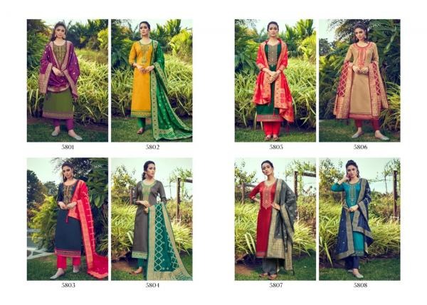 Kessi Presents Virasat Vol 8 Designer Dress Material