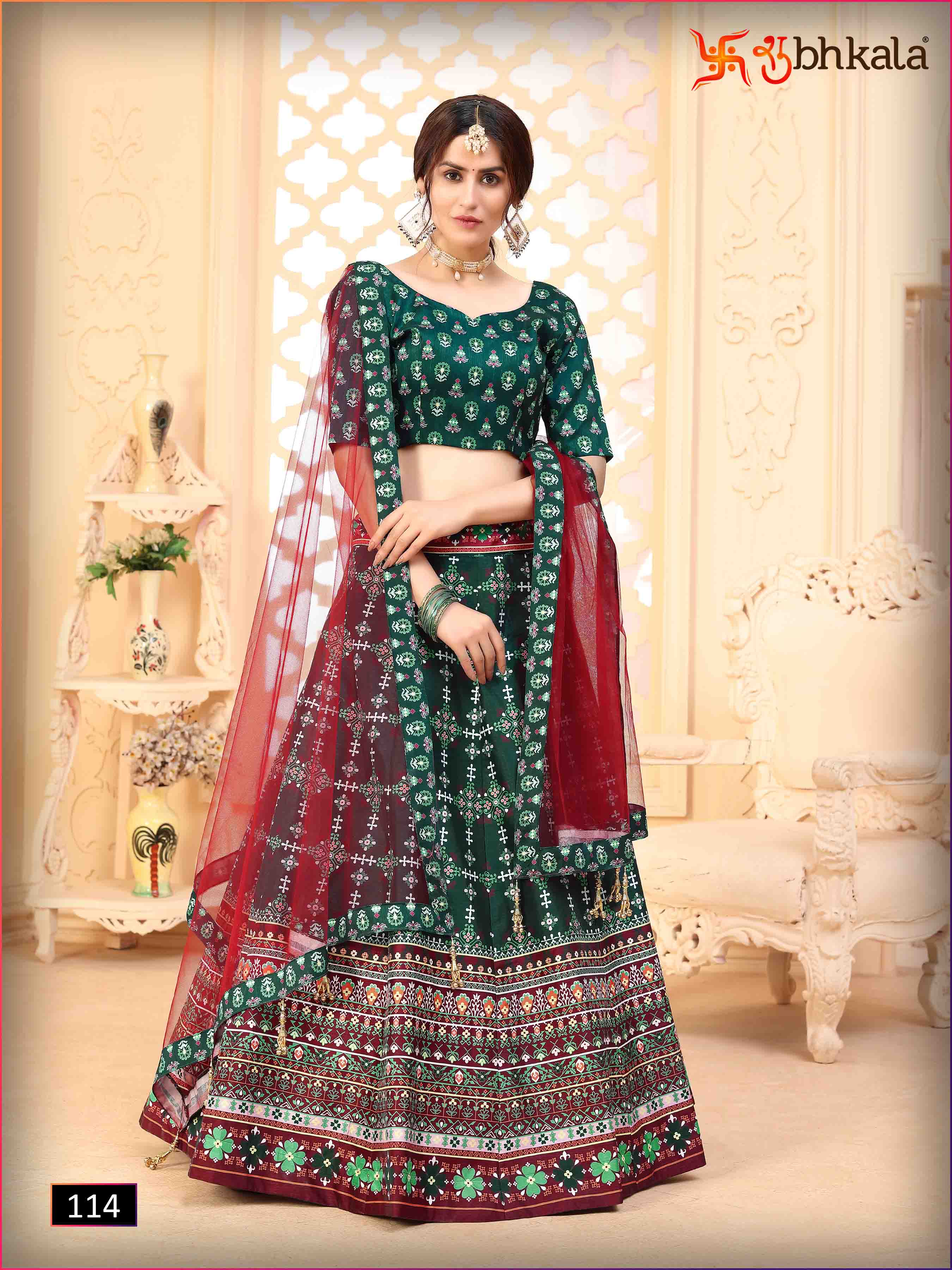 Kf Presents Floral Vol 2 Exclusive Designer Wedding Wear Lehenga