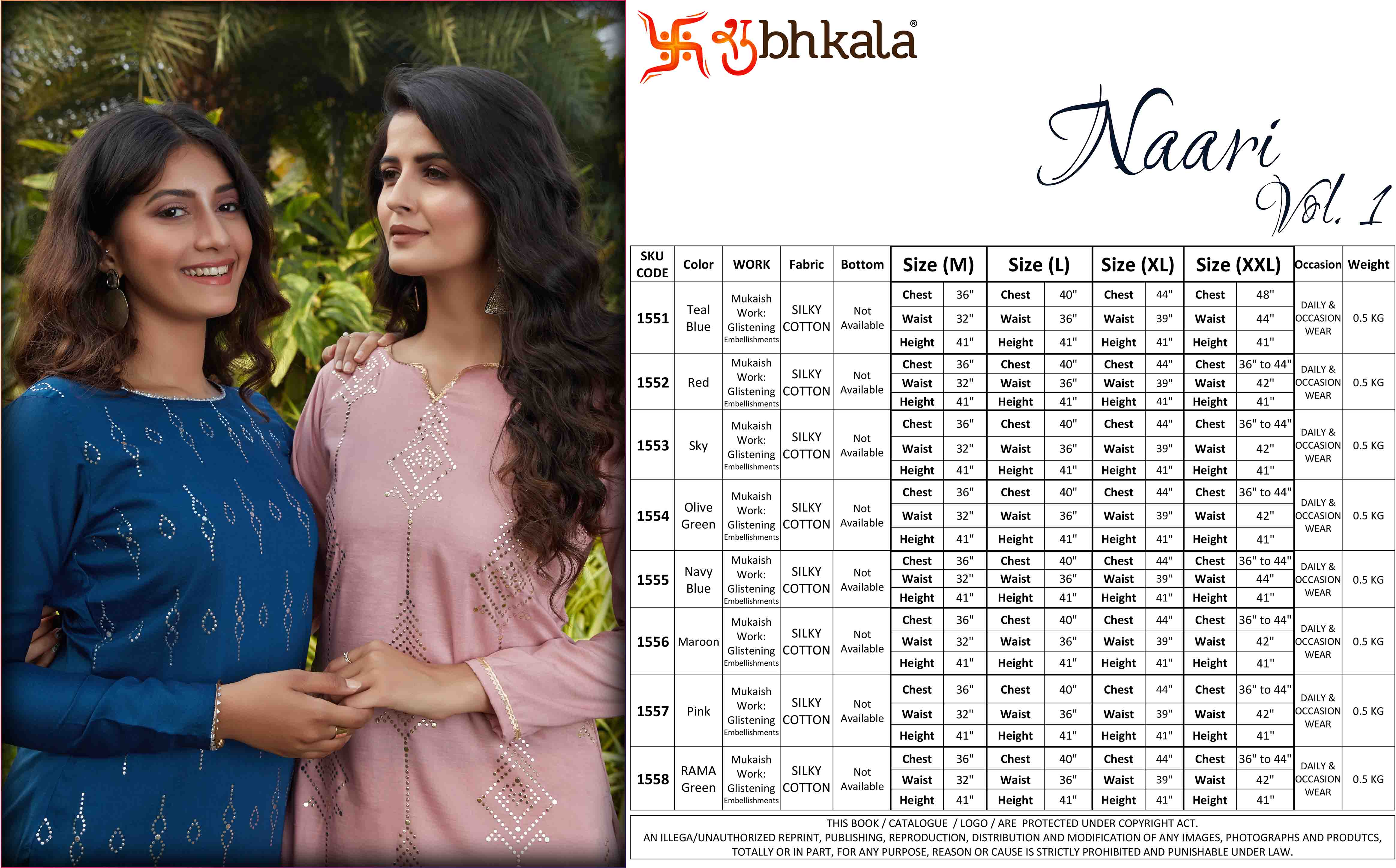 Kf Launching Naari Vol 1 Casual Wear  Kurtis Collection