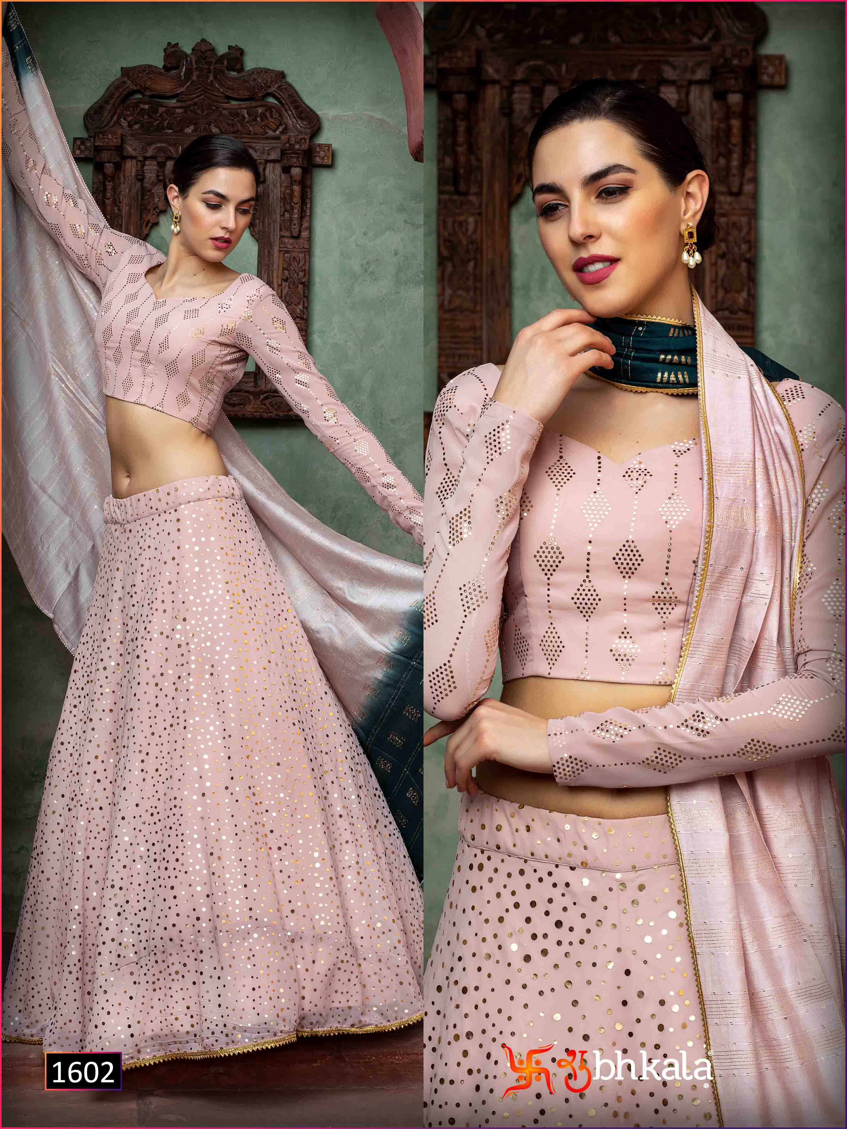 Kf Presents  Bridesmaid Vol  10 D-1602  Fancy Wedding Wear Lehenga Collection