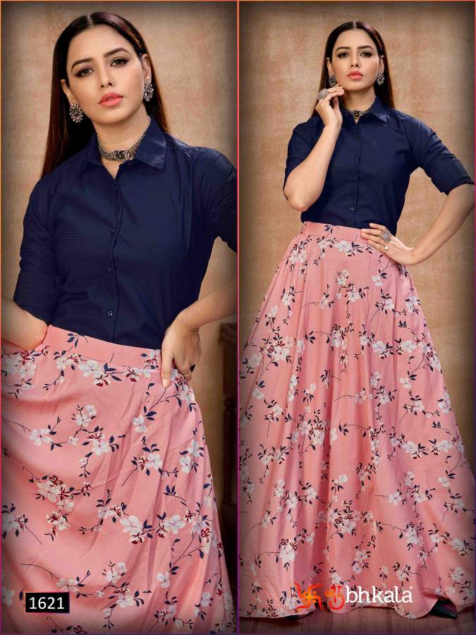 Kf Presents Frill And Flare 1621 Exclusive Western Top With Bottom Collection