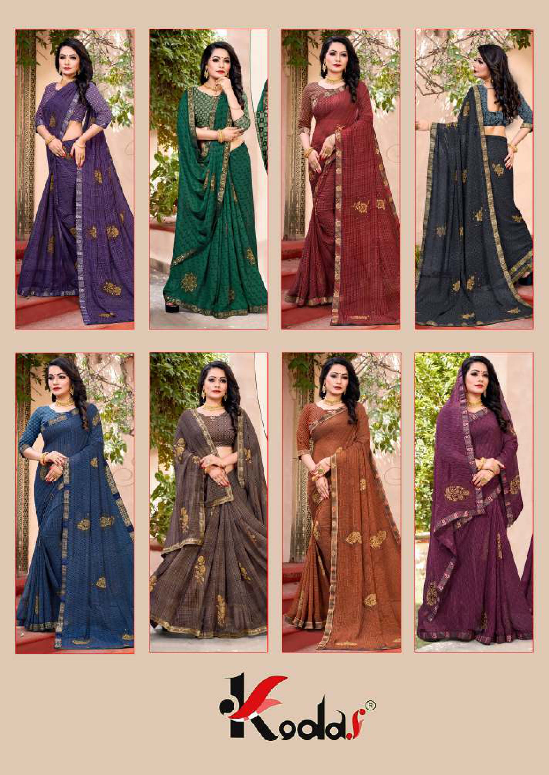 Kodas Presents Leena Vol  2 Regular Wholesale Sarees Catalogue