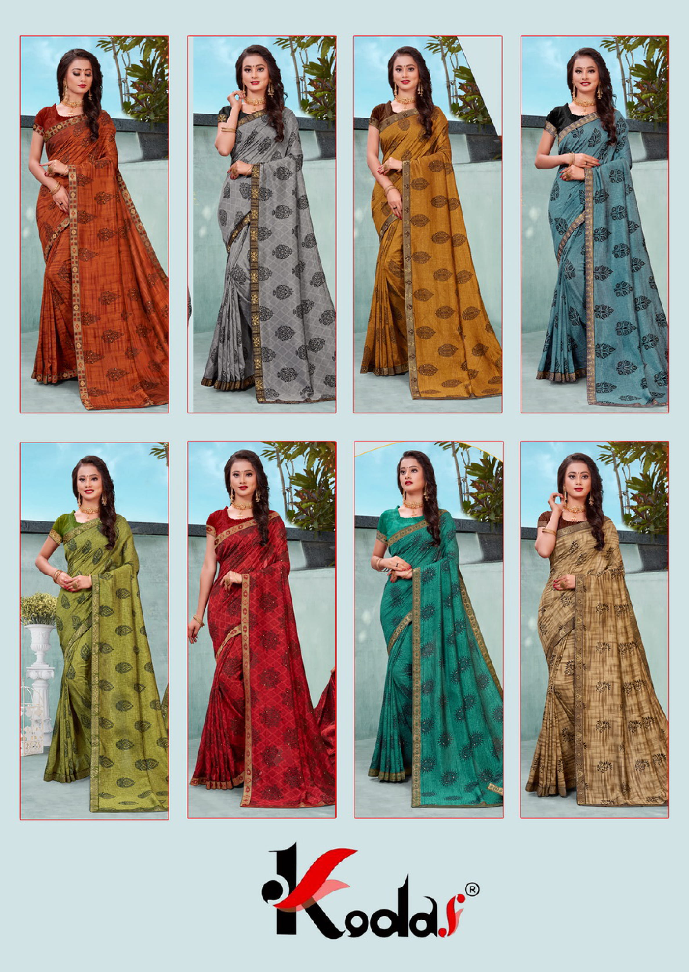 Kodas Presents Venus Regular Wear  Sarees Collection