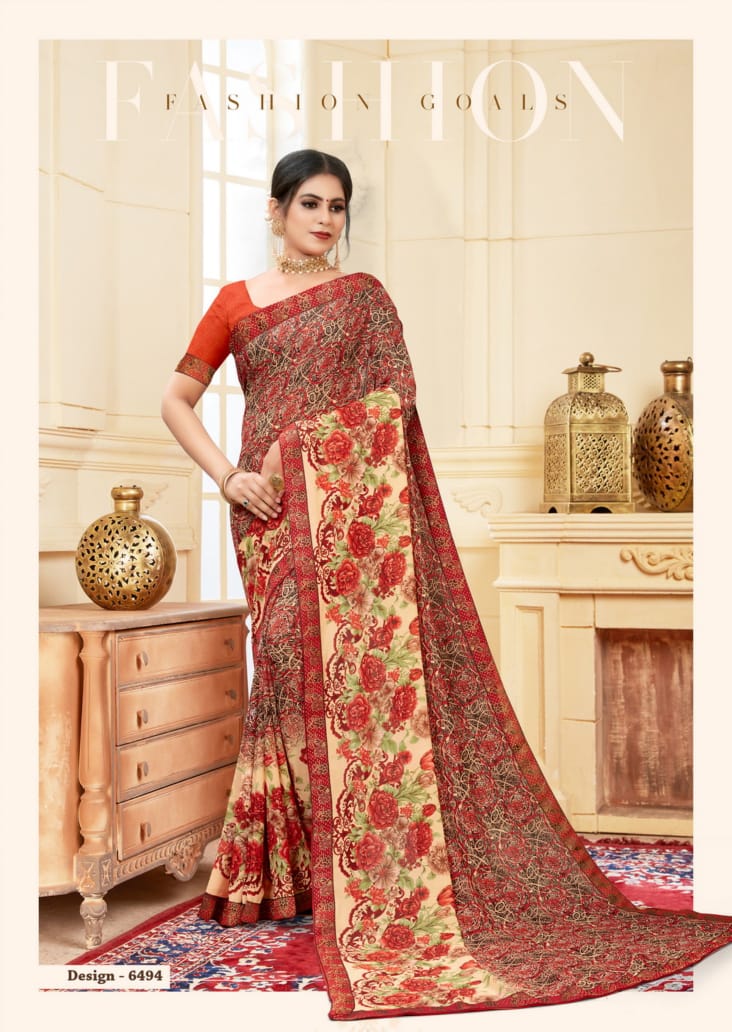 Kodas Presenats Dilnashee Vol 22 Printed Saree Collection