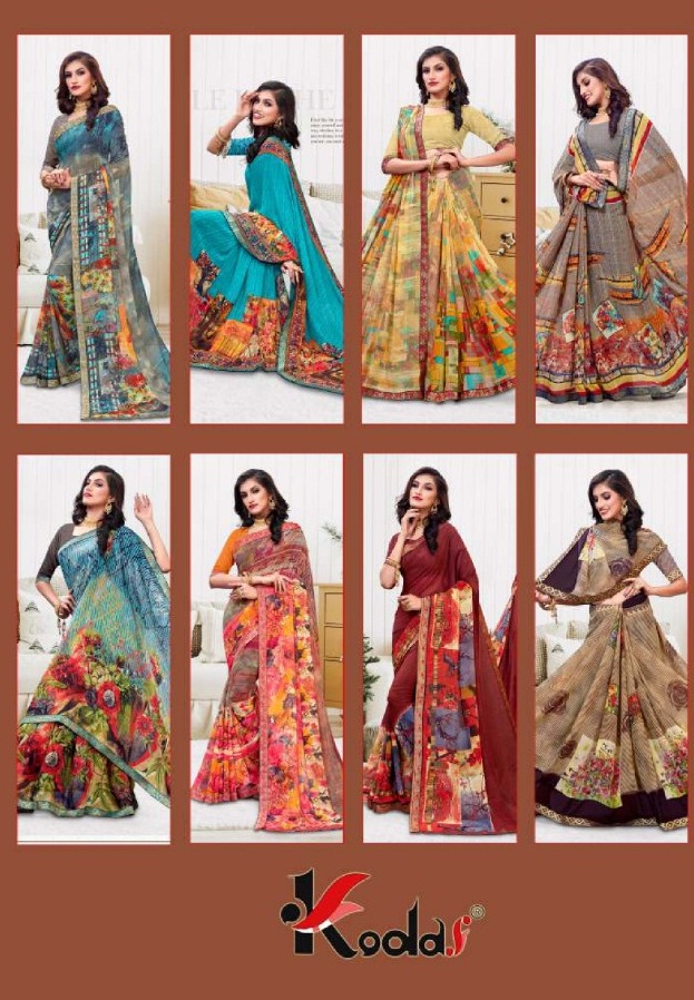 Kodas Presents Seosons Vol 2 Fancy Regular Wear Printed Sarees