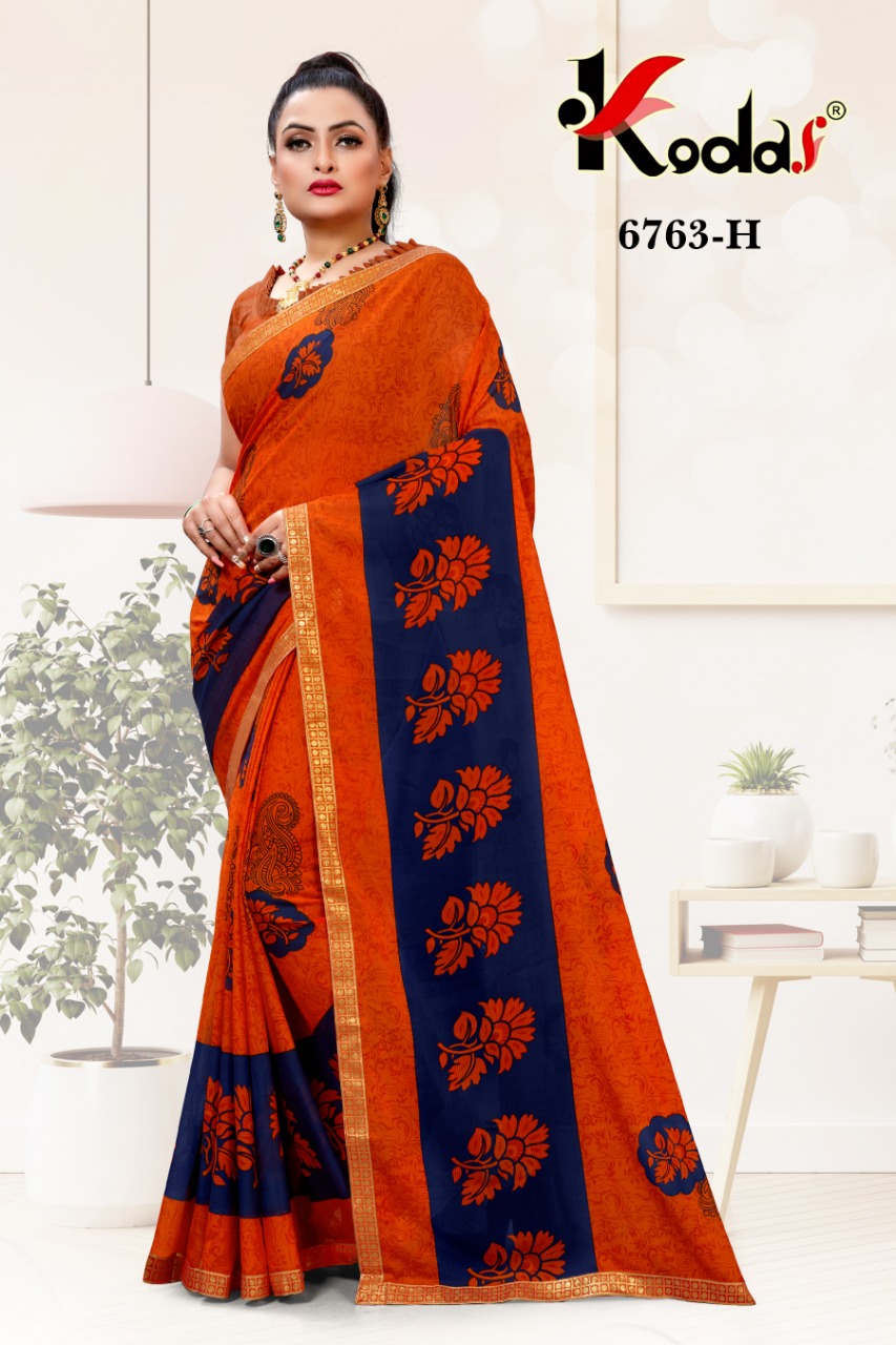 Kodas Presents Vodka Vol 2 Regular Wear Printed Sarees Collection