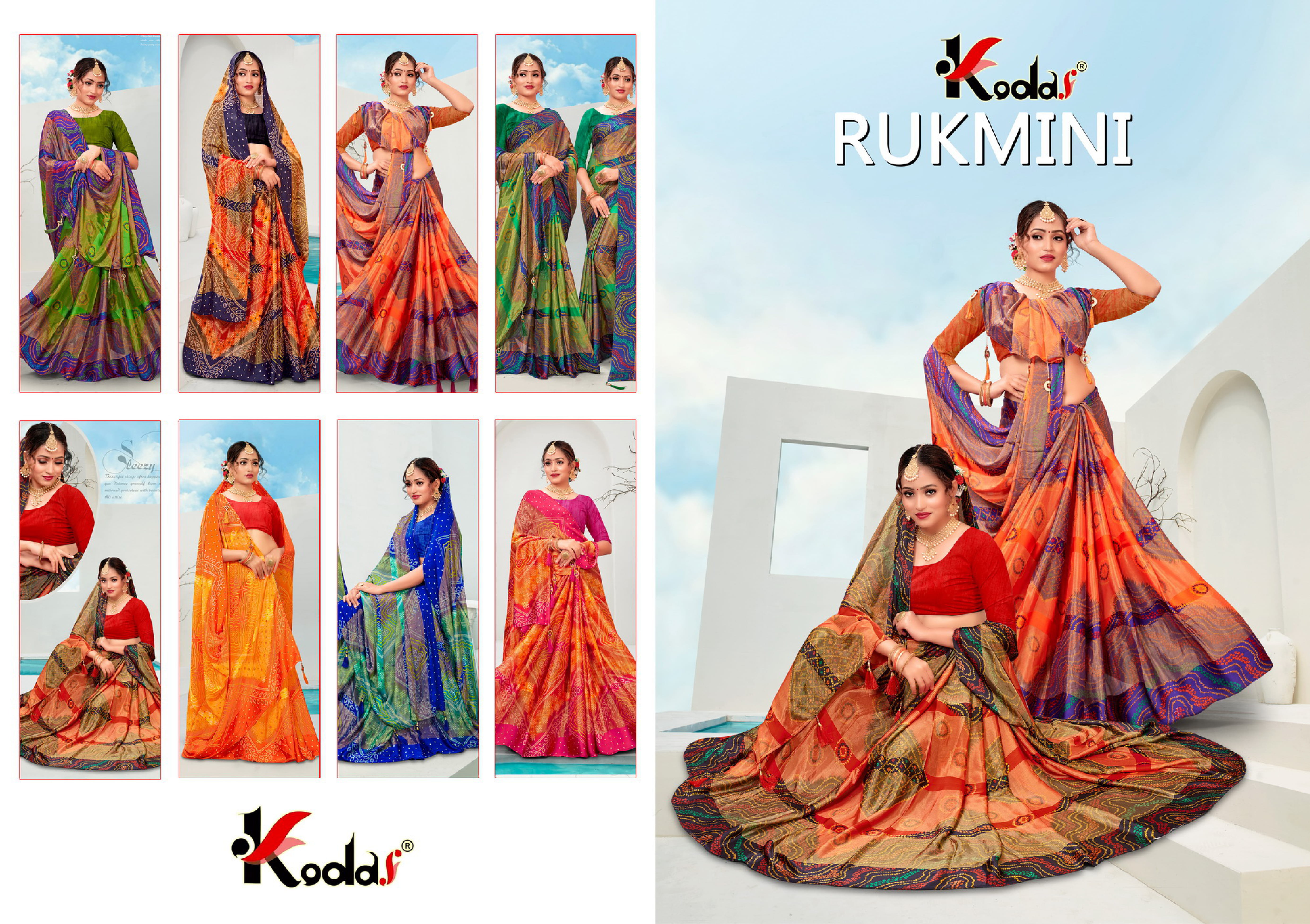 Kodas Presents Rukmini Printed Sarees Collection