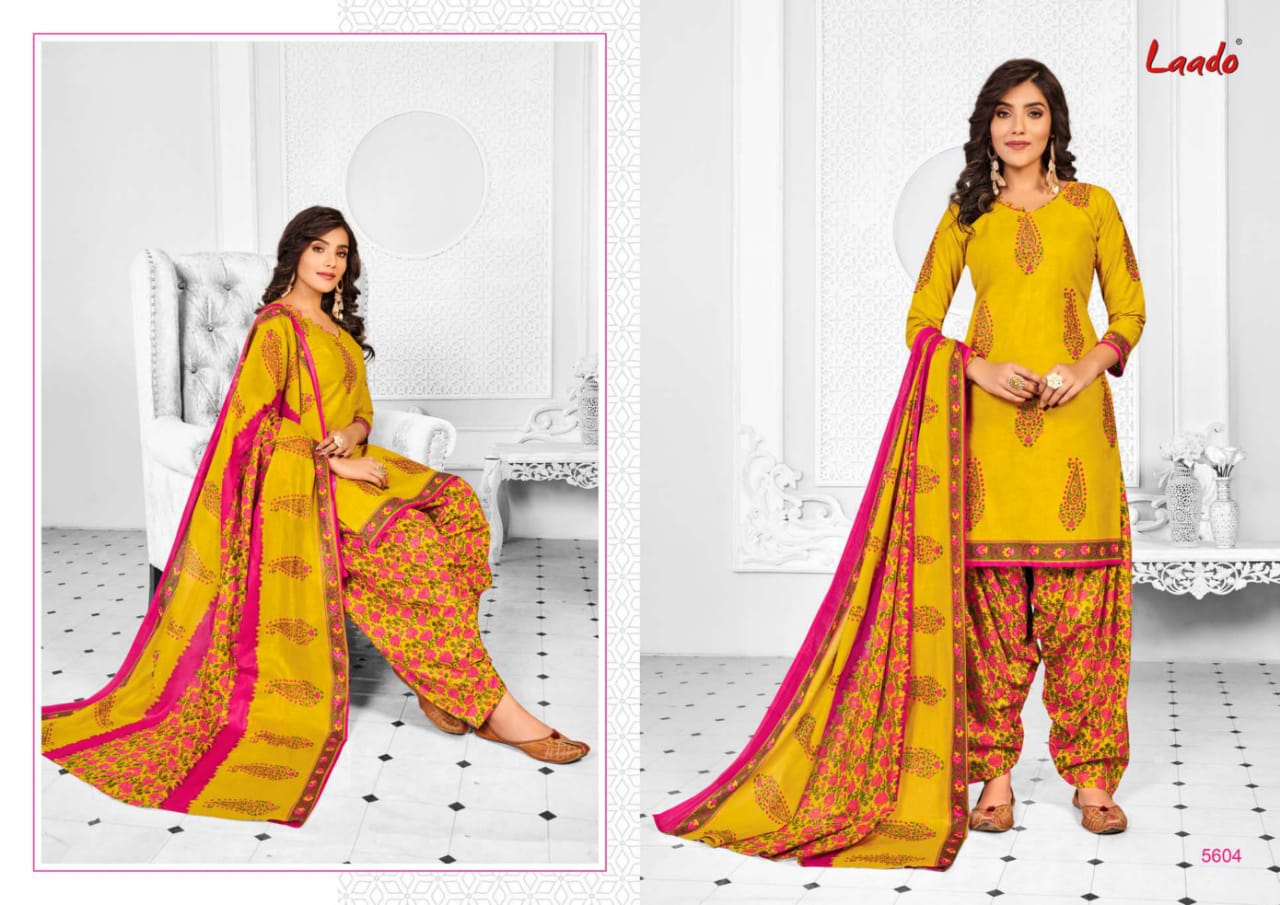 Laado Vol 56 Casual Wear Cotton Dress Material Collection