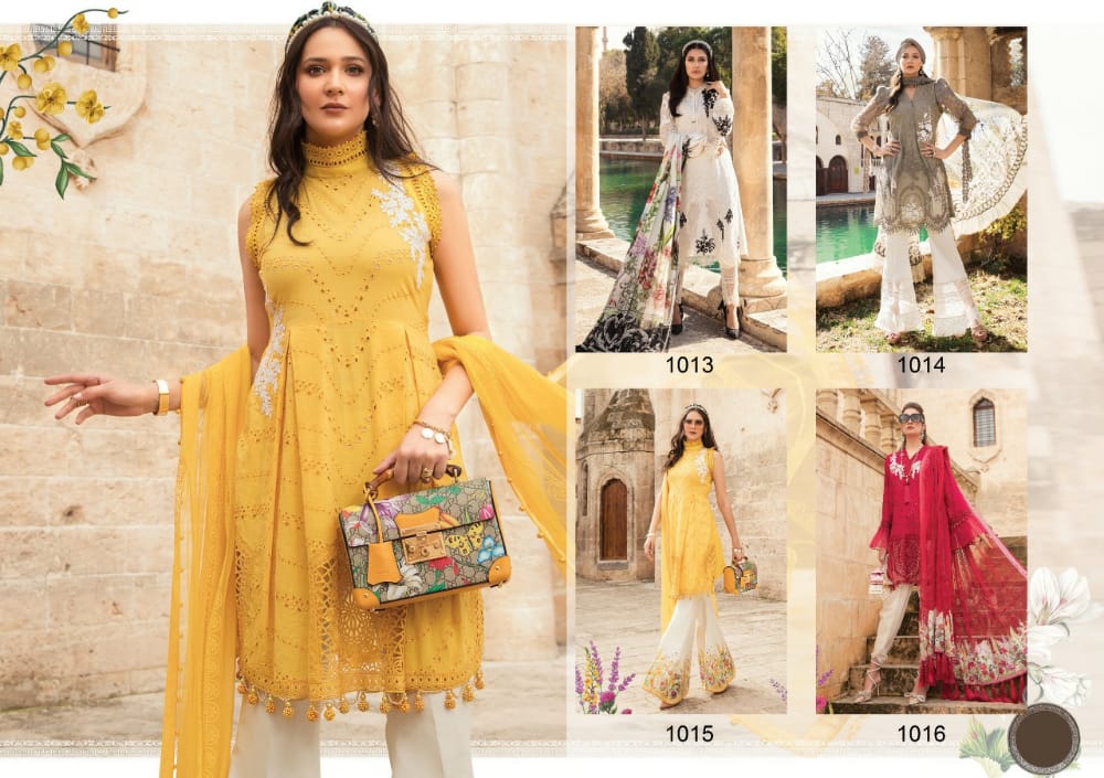 Levisha Presents Maria B Lawn Pakistani Salwar Suits Collection