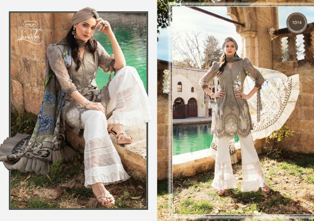 Levisha Presents Maria B Lawn Pakistani Salwar Suits Collection