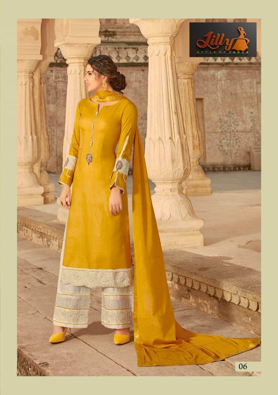 Lilly  Presents Sampann Muslin Fancy Salwar Collection