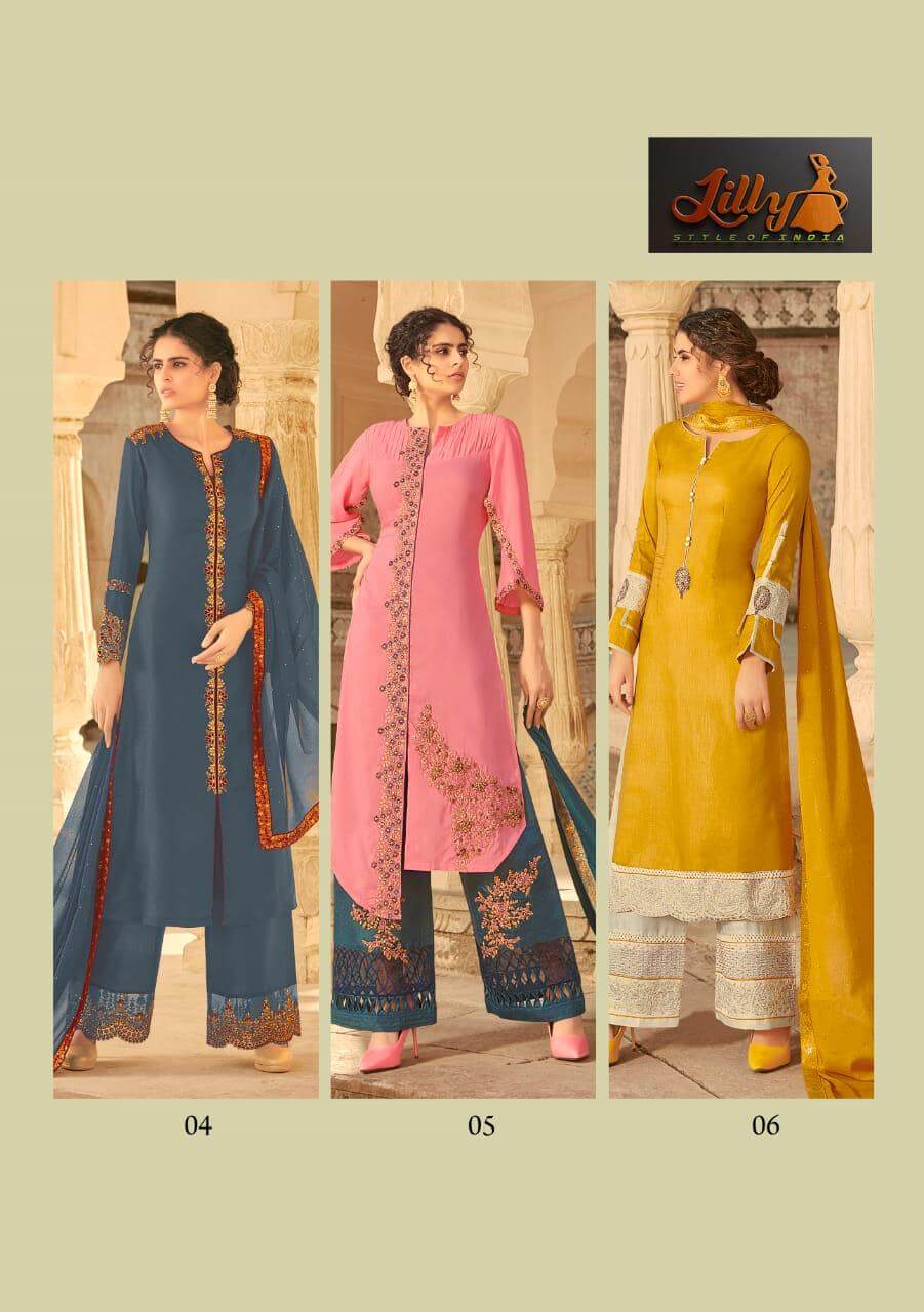 Lilly  Presents Sampann Muslin Fancy Salwar Collection