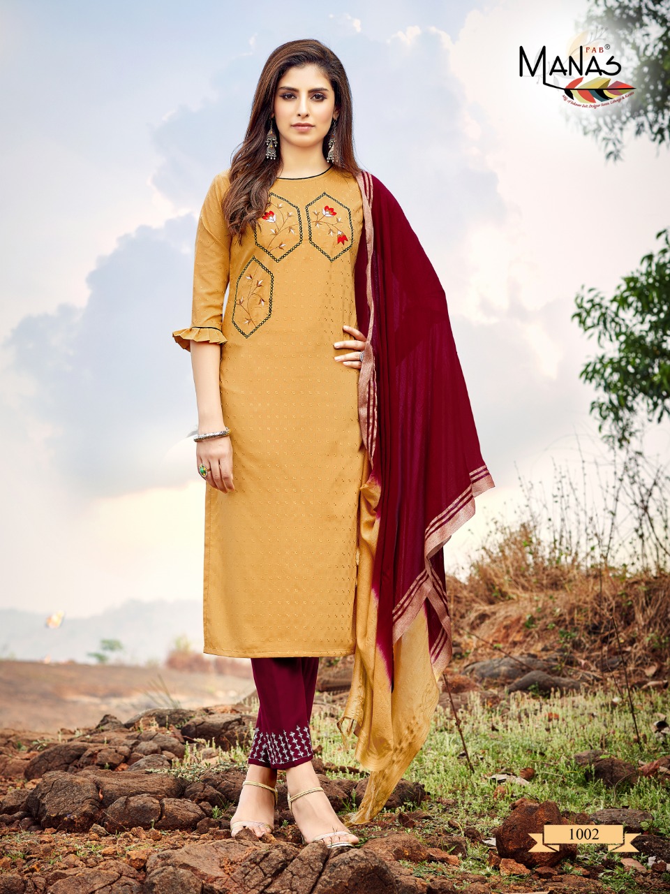 Manas Presents Kaara Rayon Fancy Readymade Collection