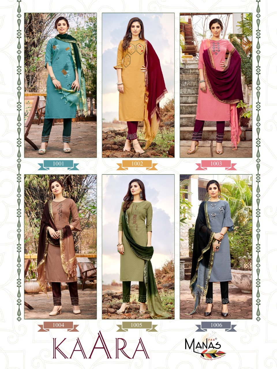 Manas Presents Kaara Rayon Fancy Readymade Collection