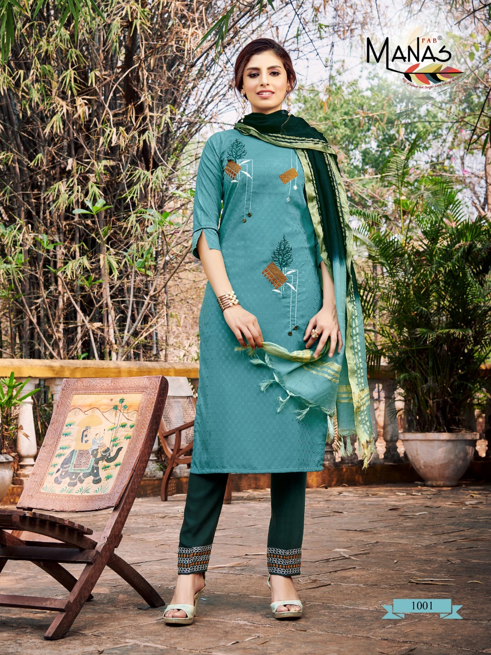 Manas Presents Kaara Rayon Fancy Readymade Collection