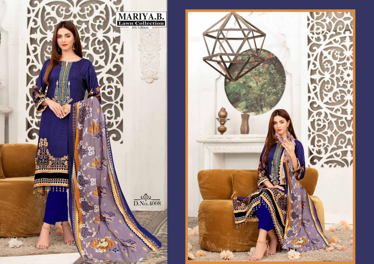 Mariya B Lawn Collection Edition Vol 4 Karachi Dress Material