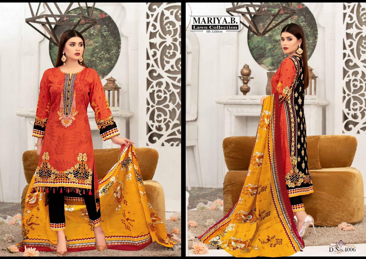 Mariya B Lawn Collection Edition Vol 4 Karachi Dress Material