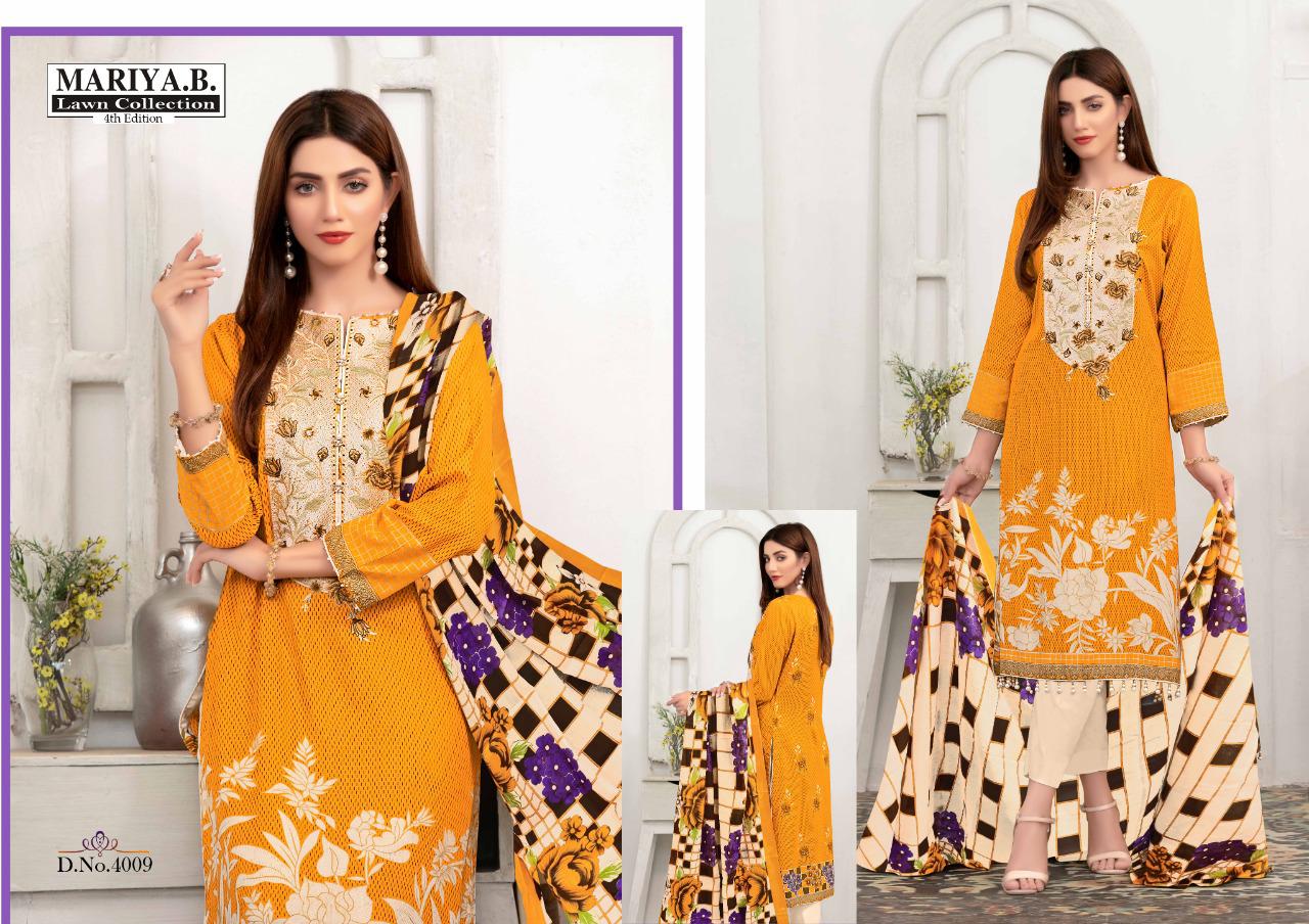 Mariya B Lawn Collection Edition Vol 4 Karachi Dress Material