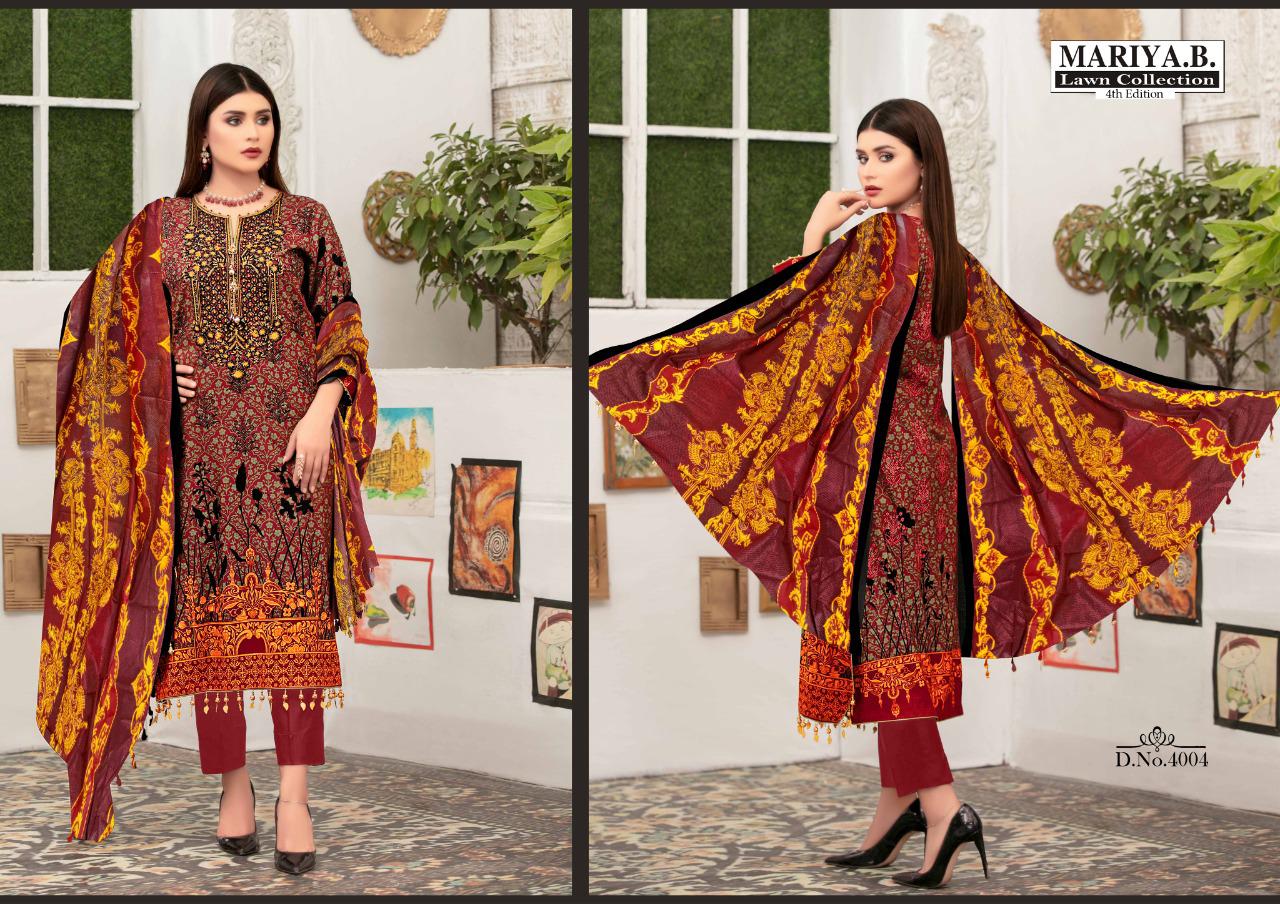 Mariya B Lawn Collection Edition Vol 4 Karachi Dress Material