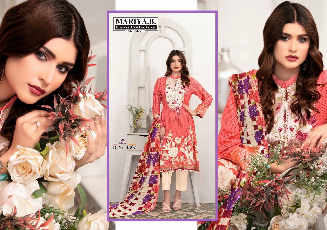 Mariya B Lawn Collection Edition Vol 4 Karachi Dress Material