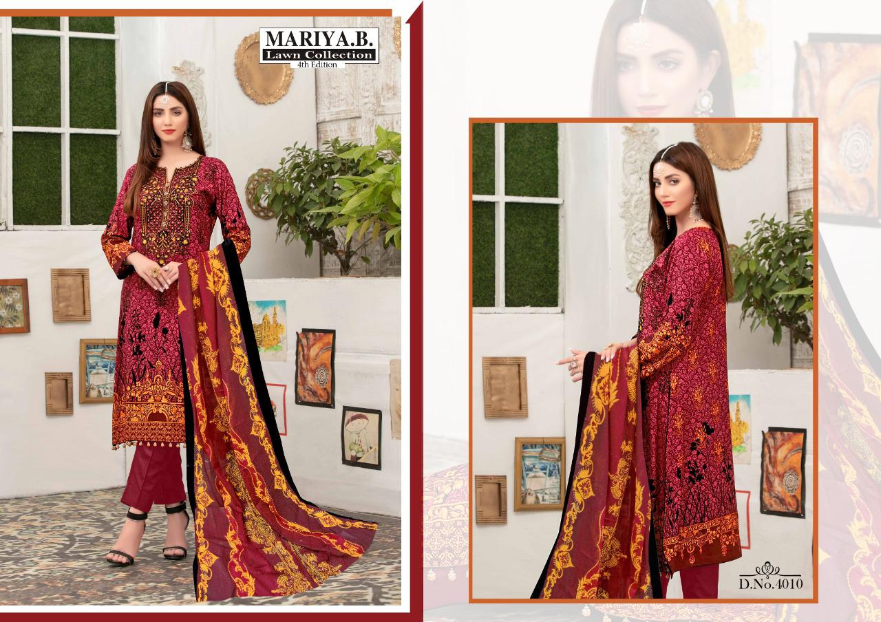 Mariya B Lawn Collection Edition Vol 4 Karachi Dress Material