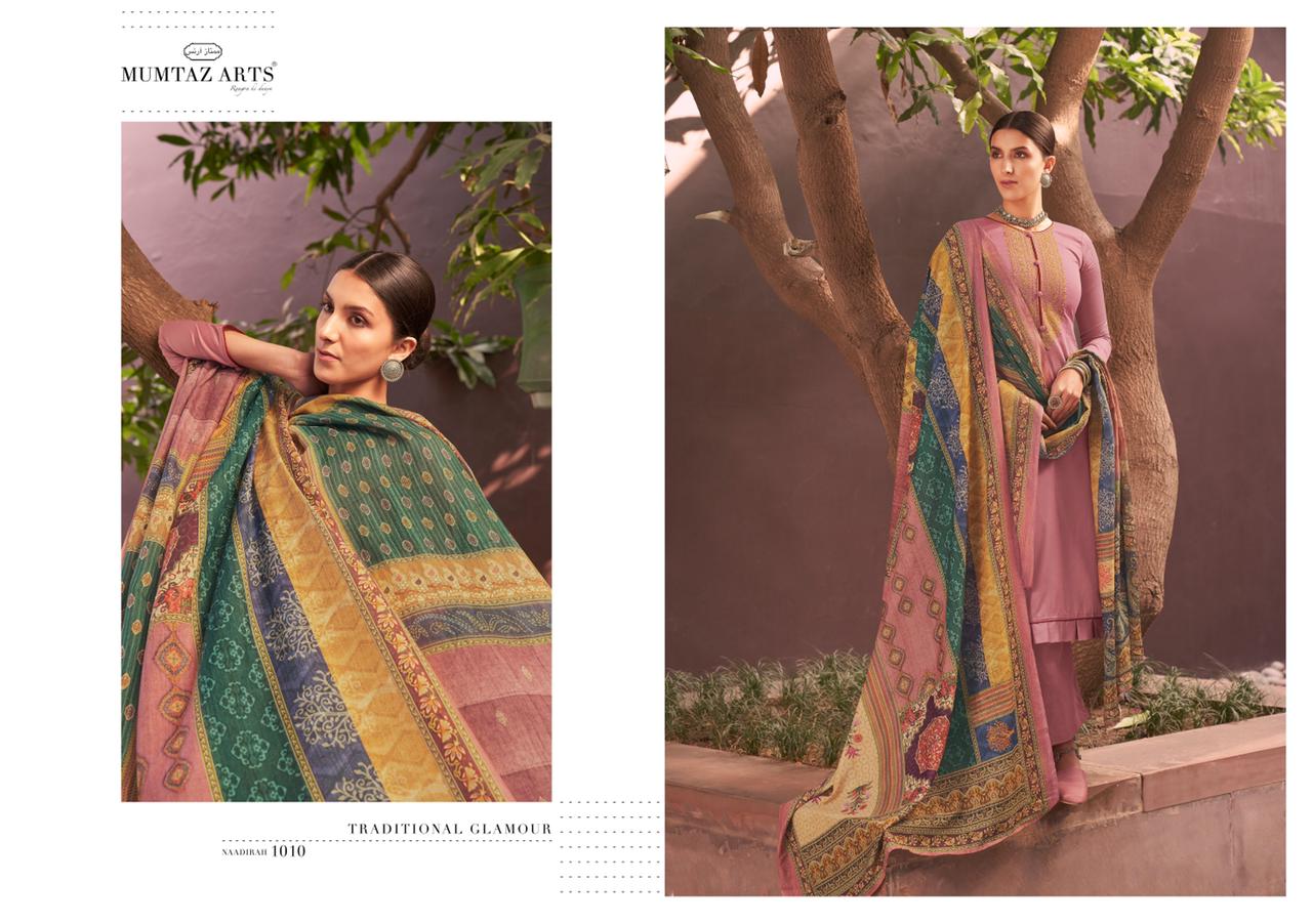 Mumtaz Art Presents Naadirah Digital Printed  Dress Material