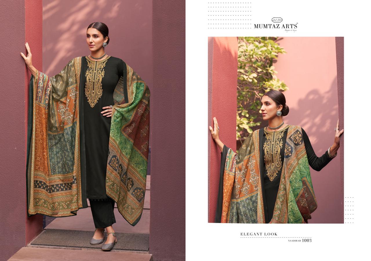Mumtaz Art Presents Naadirah Digital Printed  Dress Material