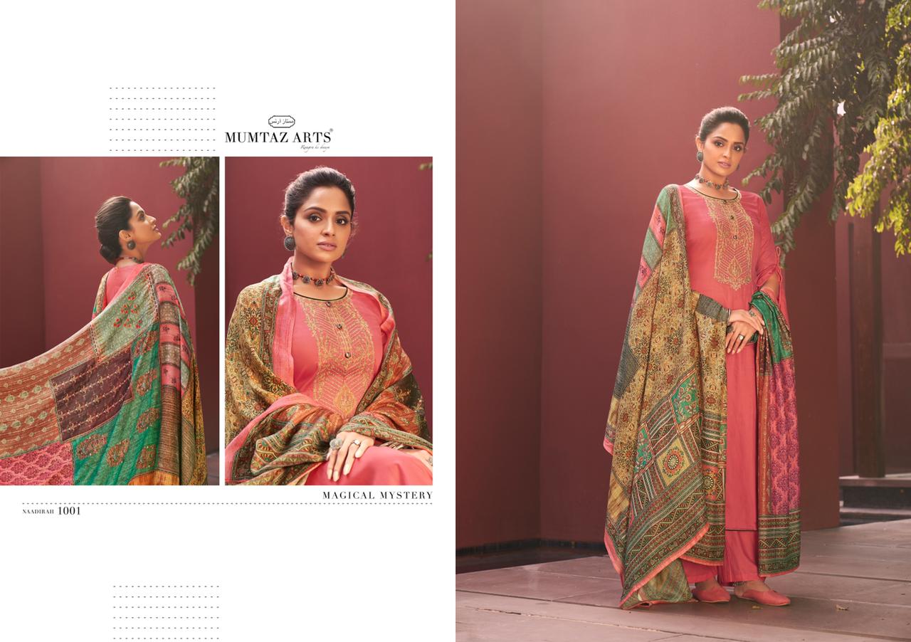 Mumtaz Art Presents Naadirah Digital Printed  Dress Material