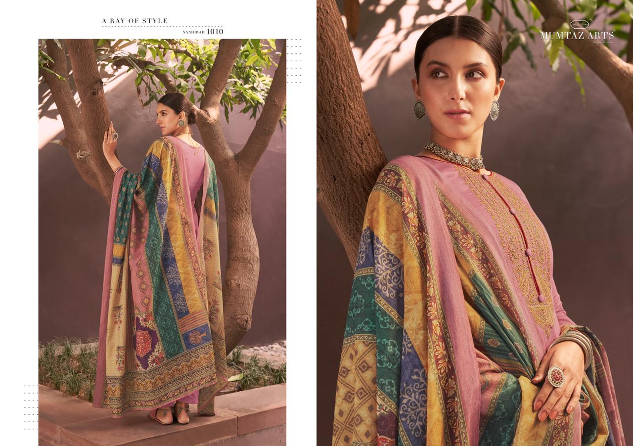 Mumtaz Art Presents Naadirah Digital Printed  Dress Material