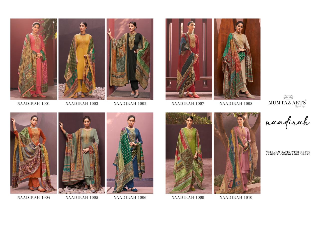 Mumtaz Art Presents Naadirah Digital Printed  Dress Material
