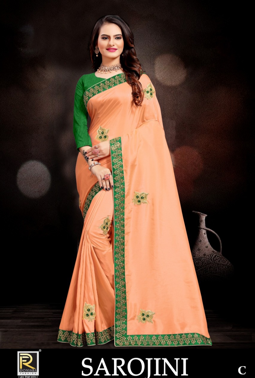 Ranjna Presents Sarojini Festive Wear  Sarees Collection