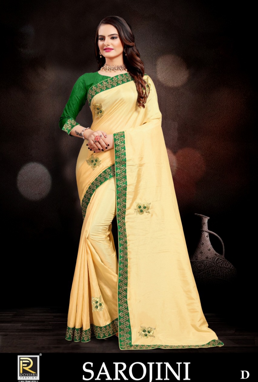 Ranjna Presents Sarojini Festive Wear  Sarees Collection