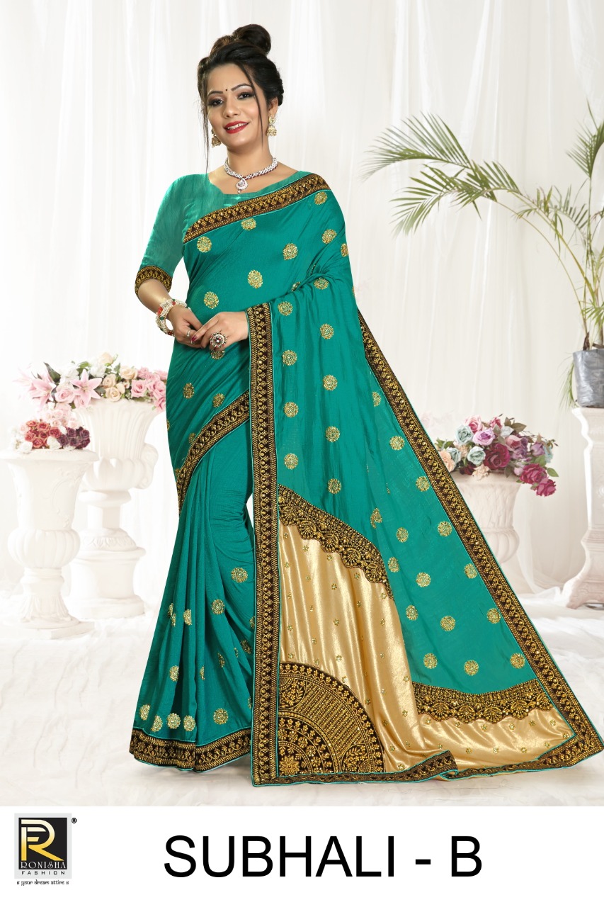 Ranjna Presents Subhali Embroidery Worked Saree Collection
