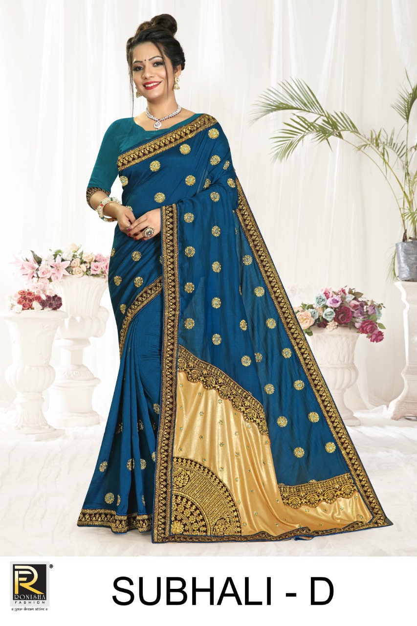 Ranjna Presents Subhali Embroidery Worked Saree Collection