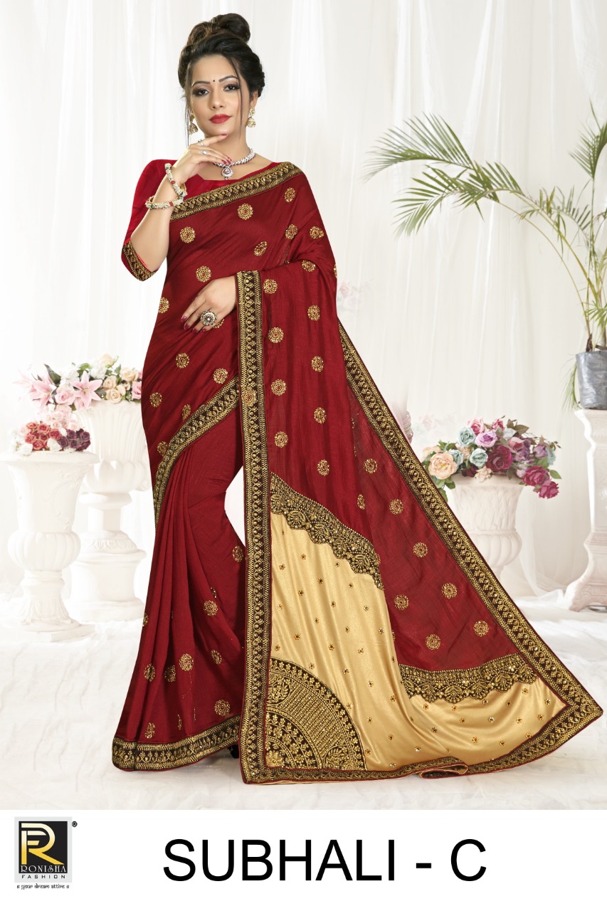 Ranjna Presents Subhali Embroidery Worked Saree Collection