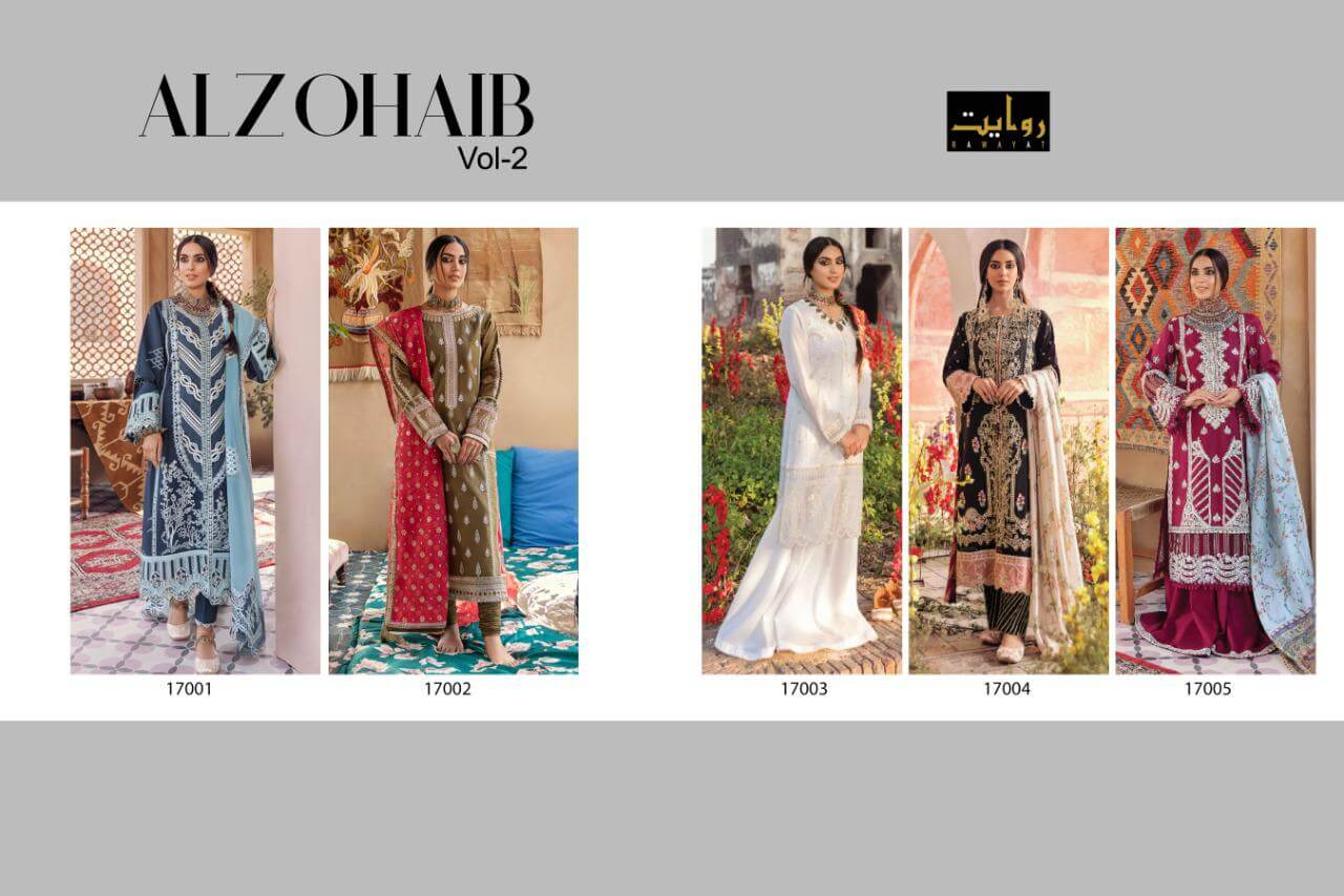 Rawayat  Alzohaib Vol 2 Designer Pakistani Style Salwar