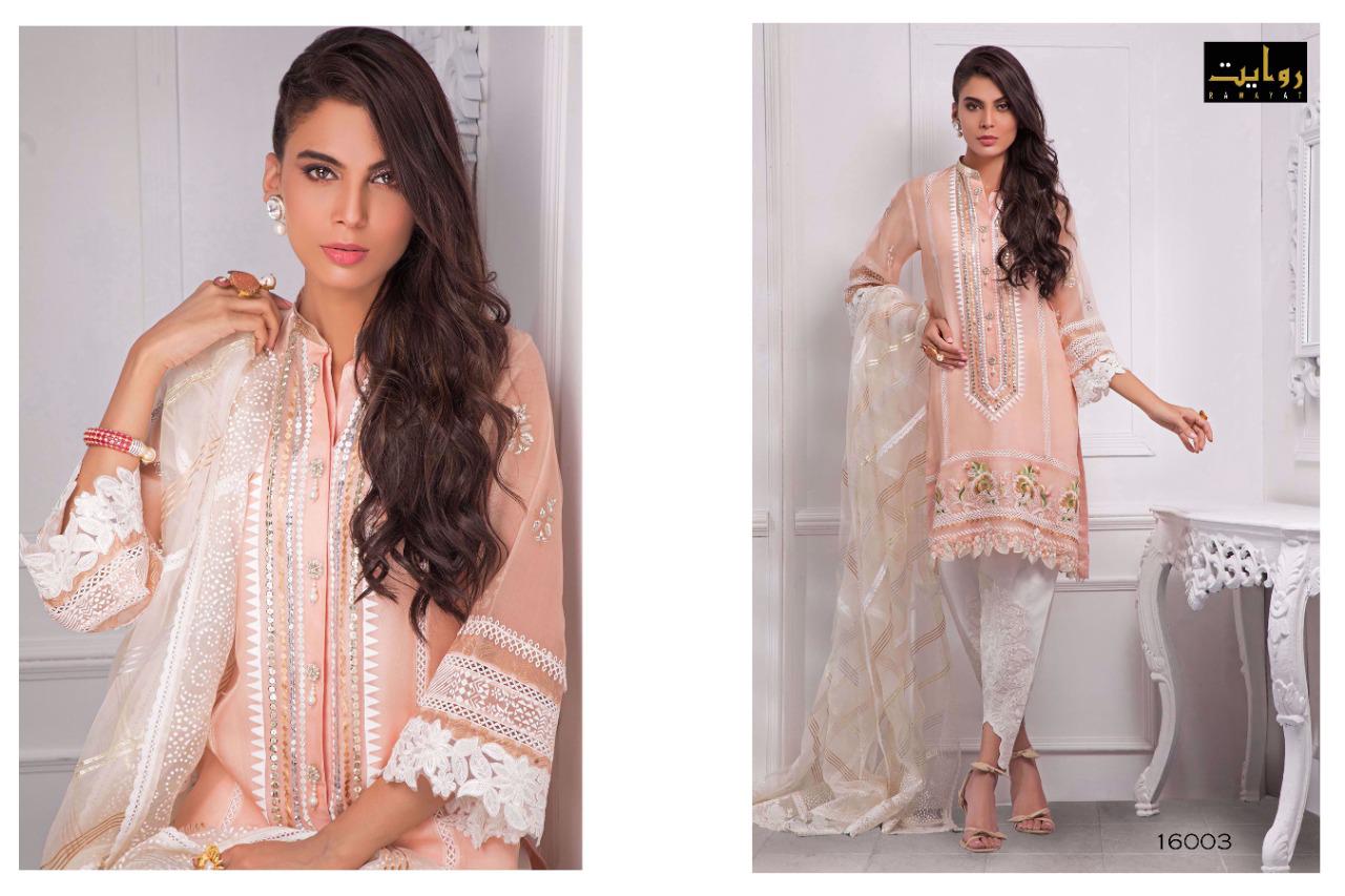 Rawayat Presents Modern Memsaab Vol 2 Embroidered Pakistani Salwar Suits