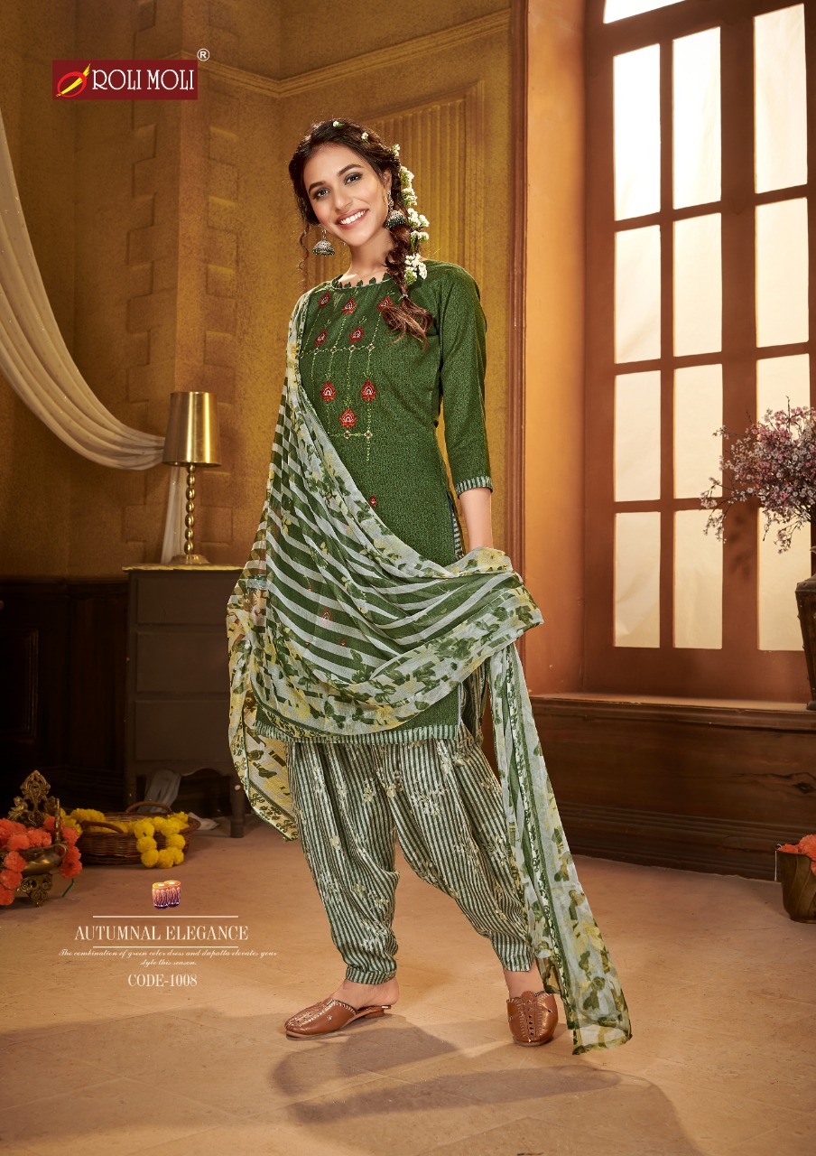 Roli Moli Launching Kudi Patola Cotton Dress Material Collection