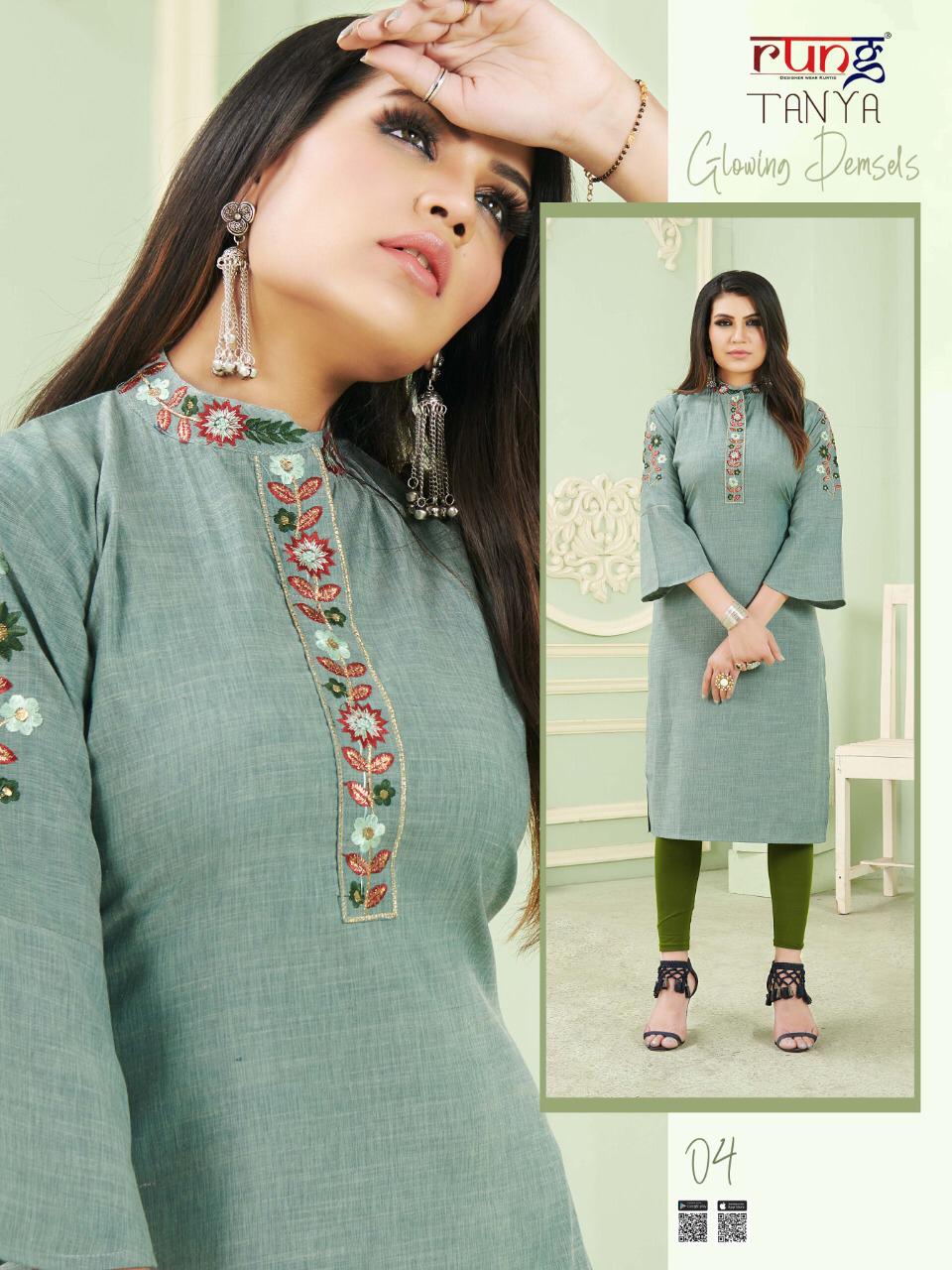 Rung Presents Tanya Casual Wear Kurtis Collection