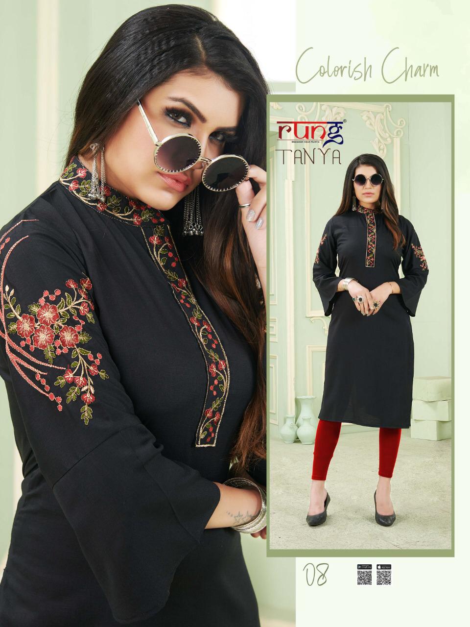 Rung Presents Tanya Casual Wear Kurtis Collection