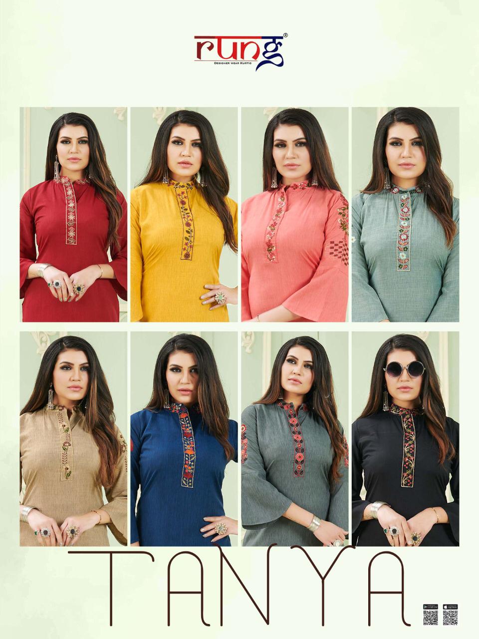 Rung Presents Tanya Casual Wear Kurtis Collection