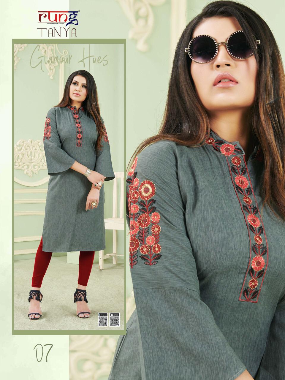 Rung Presents Tanya Casual Wear Kurtis Collection