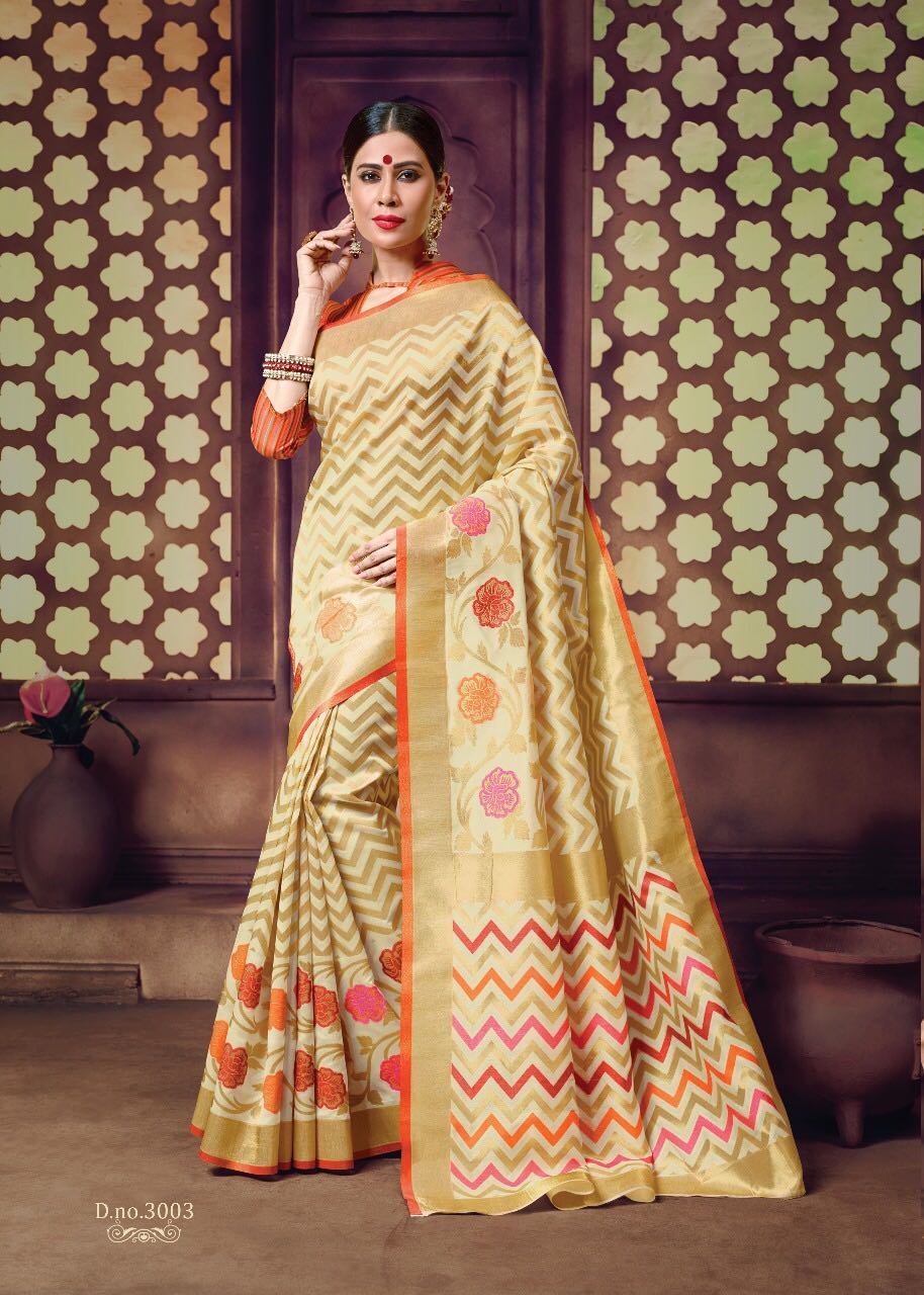 Sangam Presents Zamdani Cotton Handloom Sarees