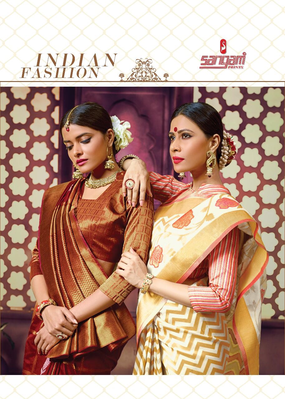 Sangam Presents Zamdani Cotton Handloom Sarees