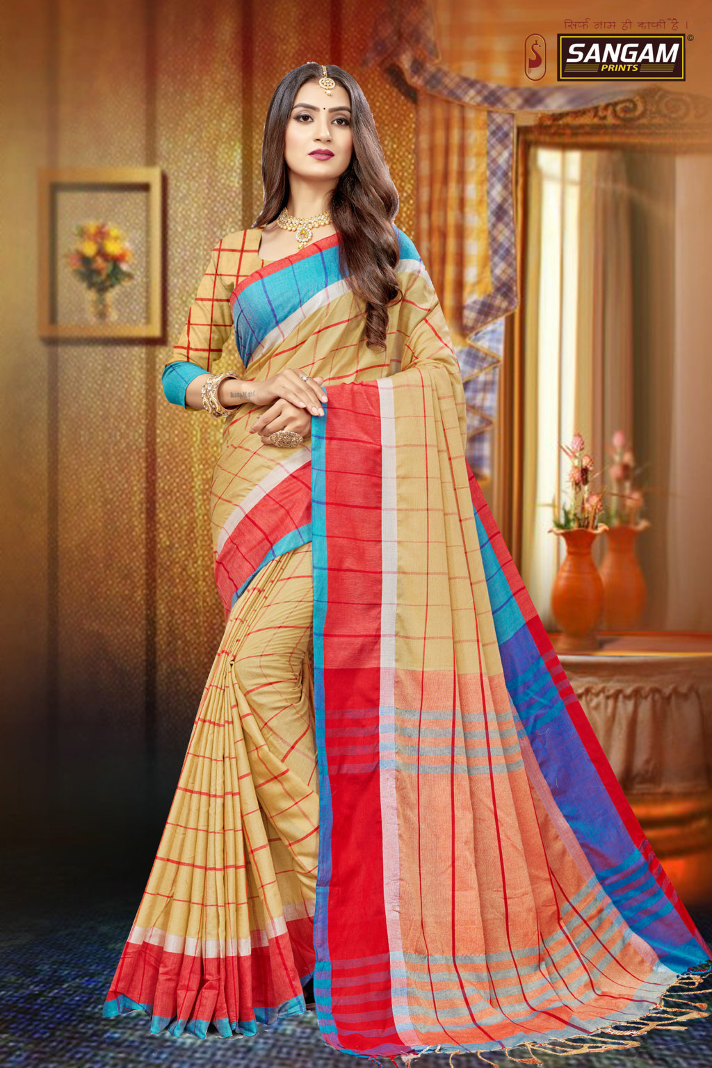 Sangam Presents Red Carpet Vol-1 Linen Cotton Sarees