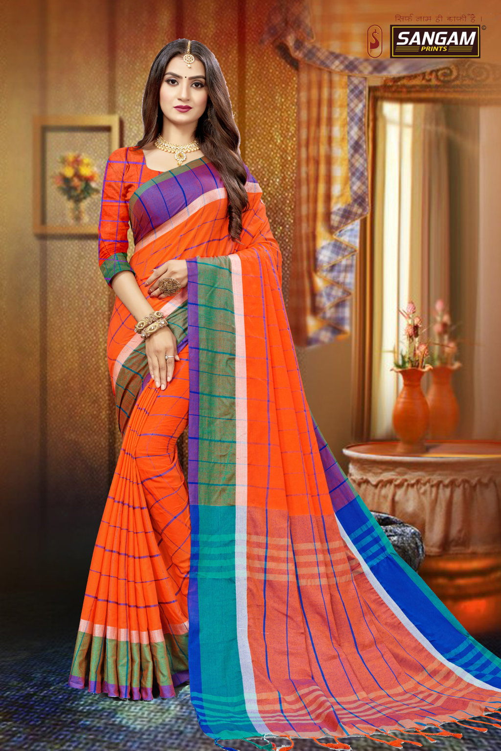 Sangam Presents Red Carpet Vol-1 Linen Cotton Sarees