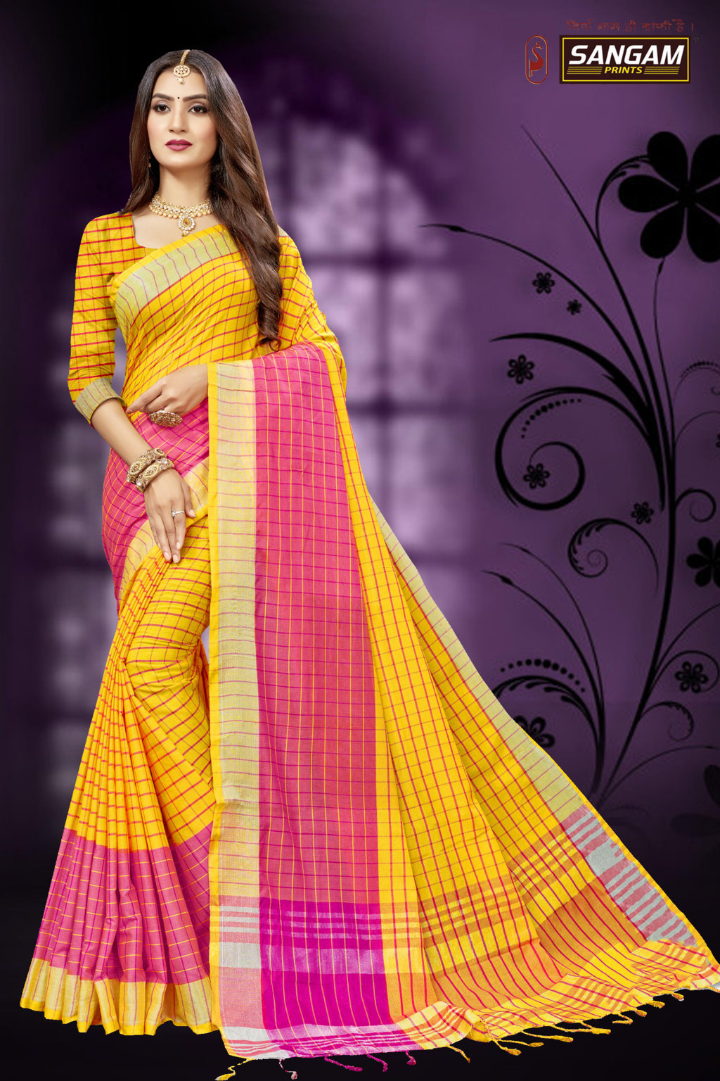 Sangam Presents Red Carpet Vol-6 Linen Cotton Sarees