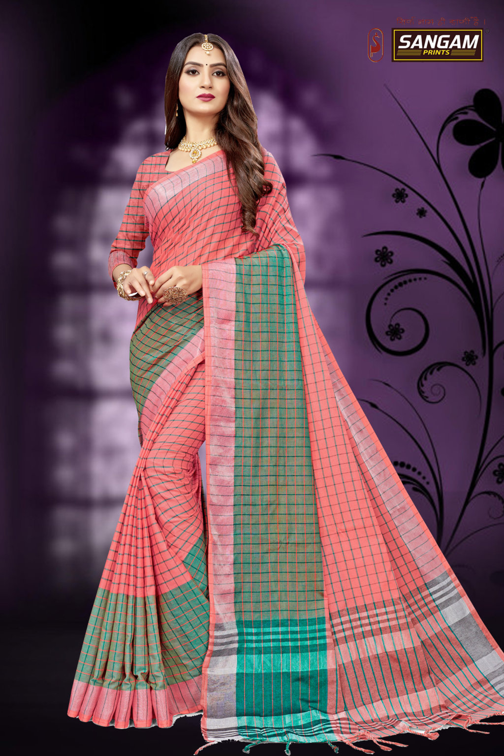 Sangam Presents Red Carpet Vol-6 Linen Cotton Sarees