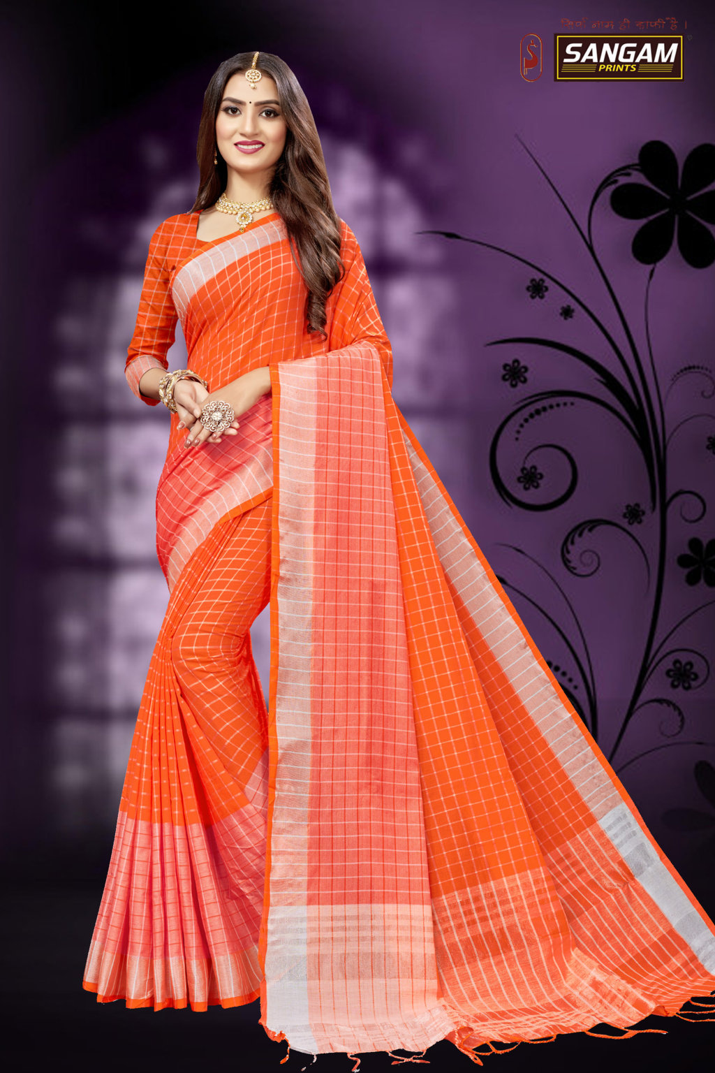 Sangam Presents Red Carpet Vol-6 Linen Cotton Sarees
