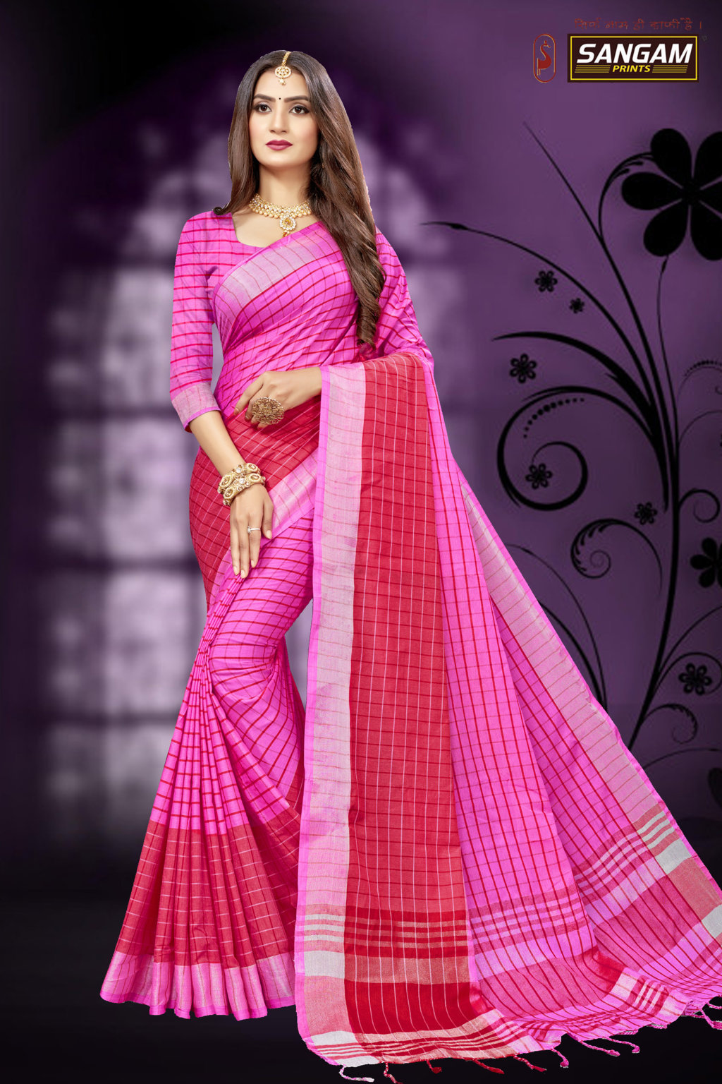 Sangam Presents Red Carpet Vol-6 Linen Cotton Sarees